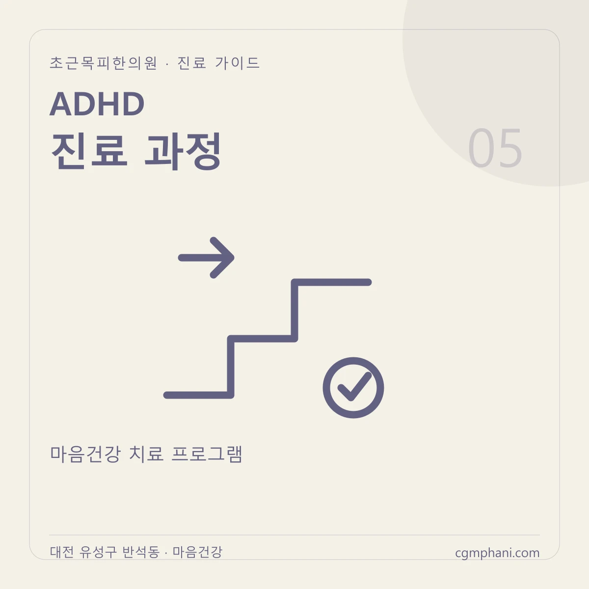 ADHD · 진료 과정 진료 안내